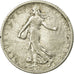 Monnaie, France, Semeuse, Franc, 1907, Paris, TB, Argent, Gadoury:467, KM:844.1