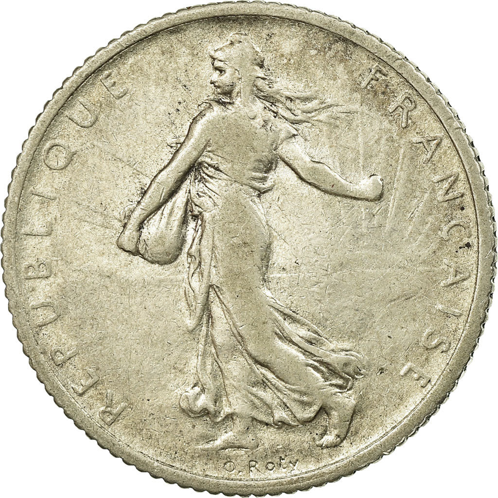 Monnaie, France, Semeuse, Franc, 1910, Paris, TB, Argent, Gadoury:467, KM:844.1