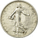 Coin, France, Semeuse, Franc, 1909, Paris, EF(40-45), Silver, KM:844.1