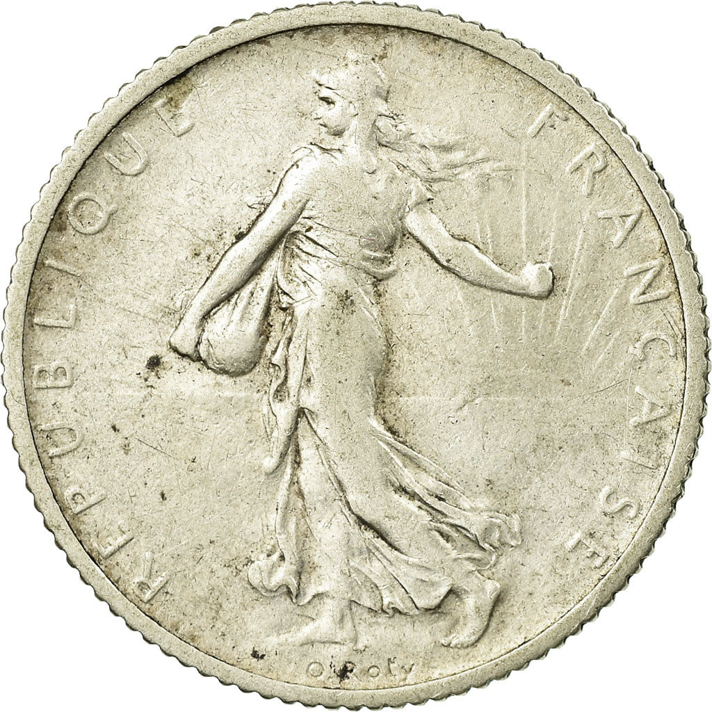 Monnaie, France, Semeuse, Franc, 1913, Paris, TB, Argent, Gadoury:467, KM:844.1