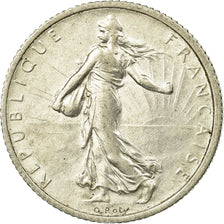 Coin, France, Semeuse, Franc, 1916, Paris, EF(40-45), Silver, KM:844.1