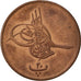 EGYPT, 20 Para, 1862, KM #244, AU(50-53), Bronze, 29.5-32, 12.54