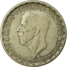 Coin, Sweden, Gustaf V, Krona, 1948, VF(20-25), Silver, KM:814