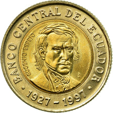 Coin, Ecuador, 70th Anniversary - Central Bank	1997, 1000 Sucres, 1997