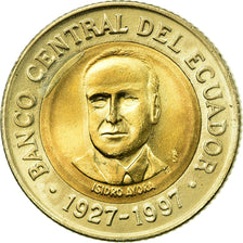 Coin, Ecuador, 70th Anniversary - Central Bank	1997, 500 Sucres, 1997