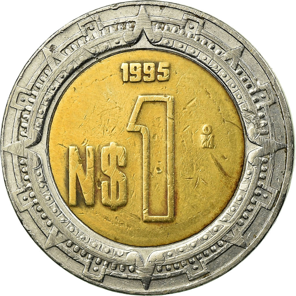 Monnaie, Mexique, Nuevo Peso, 1995, Mexico City, TB+, Bi-Metallic, KM:550