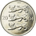 Coin, Estonia, 20 Senti, 2004, no mint, AU(55-58), Nickel plated steel, KM:23a