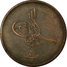 Coin, Egypt, Abdul Aziz, 40 Para, Qirsh, 1869, EF(40-45), Bronze, KM:248.1