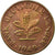 Munten, Federale Duitse Republiek, 10 Pfennig, 1949, Hamburg, ZF, Brass Clad