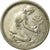Moneda, ALEMANIA - REPÚBLICA FEDERAL, 50 Pfennig, 1949, Hamburg, MBC, Cobre -