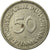 Moeda, ALEMANHA - REPÚBLICA FEDERAL, 50 Pfennig, 1950, Munich, EF(40-45)