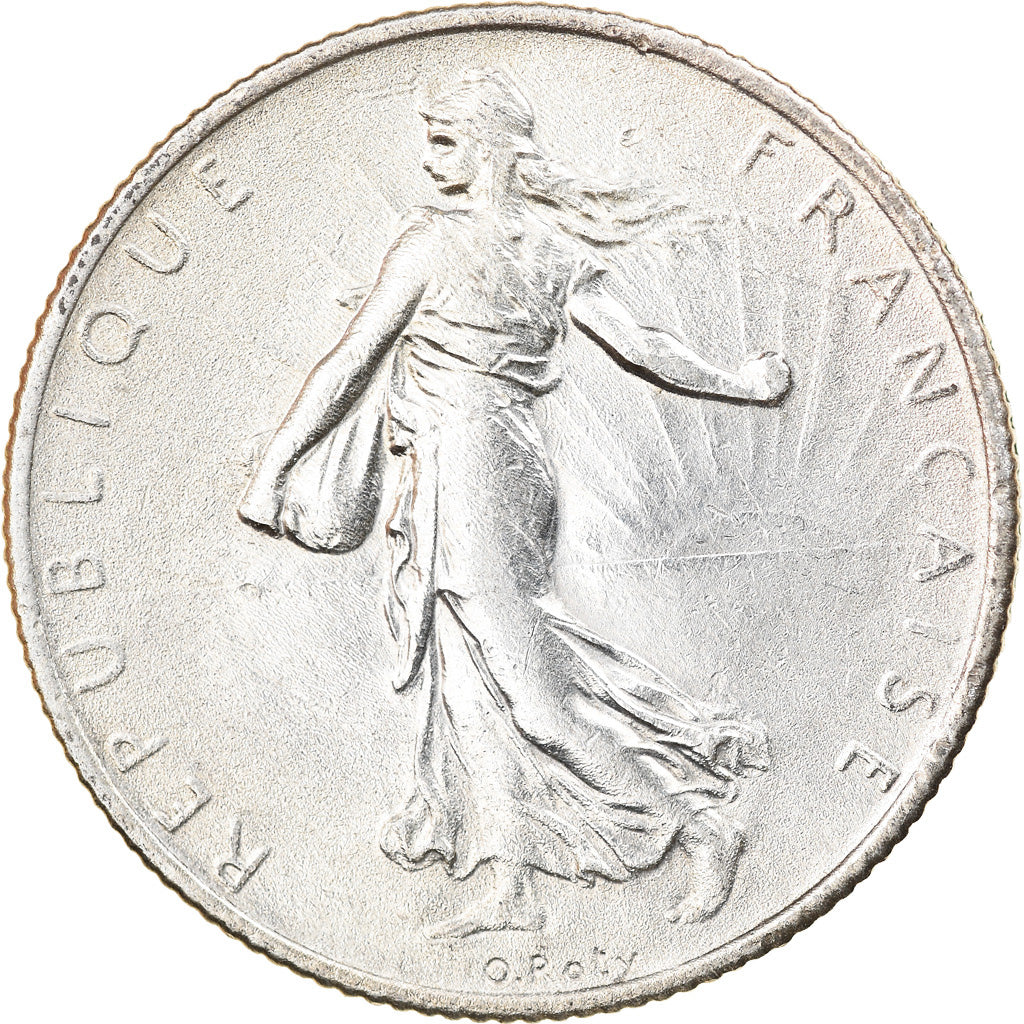 Coin, France, Semeuse, 2 Francs, 1910, Paris, AU(50-53), Silver, KM:845.1