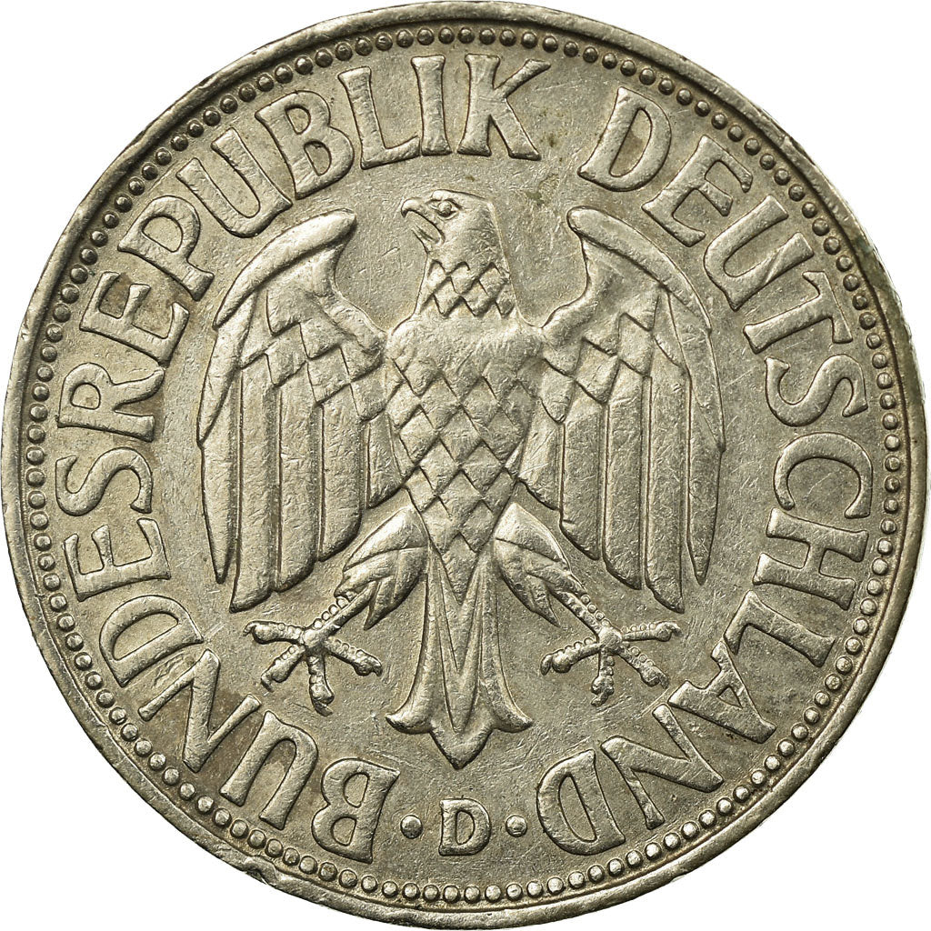Moneta, GERMANIA - REPUBBLICA FEDERALE, Mark, 1965, Munich, BB, Rame-nichel