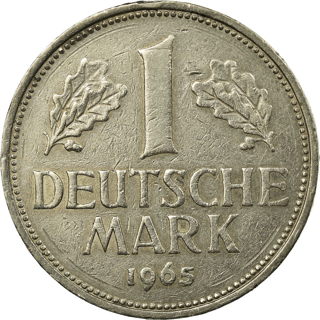 Moneta, GERMANIA - REPUBBLICA FEDERALE, Mark, 1965, Munich, BB, Rame-nichel