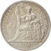 Indochine, 1 Piastre, 1926, Paris, EF(40-45), Silver, Lecompte #302, 27.00