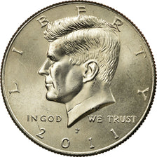 Coin, United States, Kennedy Half Dollar, Half Dollar, 2011, U.S. Mint