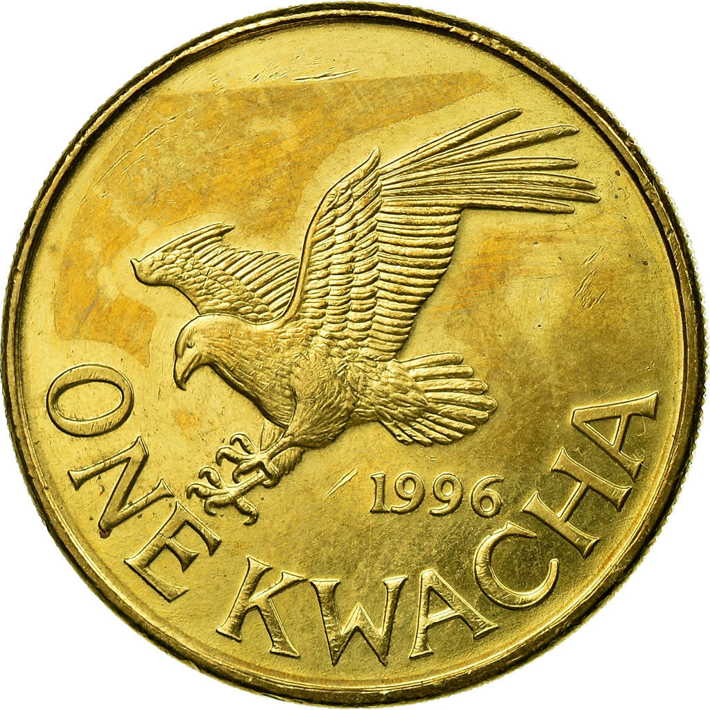 Monnaie, Malawi, Kwacha, 1996, TTB, Brass plated steel, KM:28