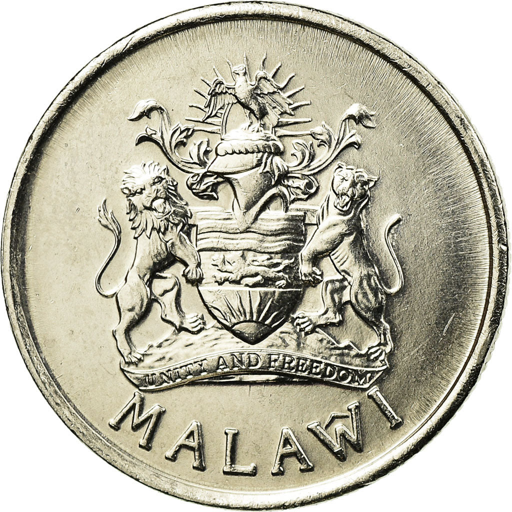Coin, Malawi, 5 Tambala, 1995, EF(40-45), Nickel plated steel, KM:26