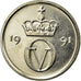 Coin, Norway, Olav V, 10 Öre, 1991, EF(40-45), Copper-nickel, KM:416