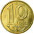 Moneta, Kazakistan, 10 Tenge, 2002, Kazakhstan Mint, BB, Nichel-ottone, KM:25