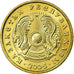 Coin, Kazakhstan, 2 Tenge, 2005, Kazakhstan Mint, EF(40-45), Nickel-brass, KM:64