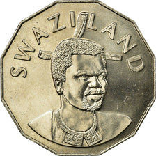 Coin, Swaziland, King Msawati III, 50 Cents, 2005, British Royal Mint