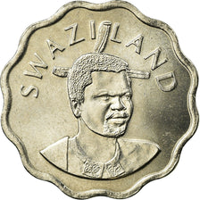 Coin, Swaziland, King Msawati III, 5 Cents, 2007, British Royal Mint, EF(40-45)