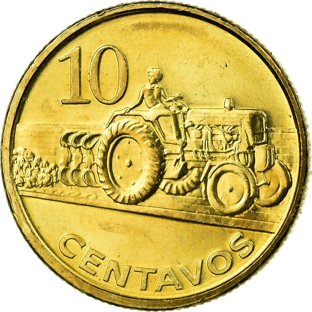 Monnaie, Mozambique, 10 Centavos, 2006, SUP, Brass plated steel, KM:134