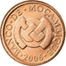 Moneta, Mozambik, Centavo, 2006, EF(40-45), Miedź platerowana stalą, KM:132