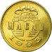 Coin, Macau, 50 Avos, 1993, British Royal Mint, AU(55-58), Brass, KM:72
