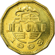 Coin, Macau, 20 Avos, 1998, British Royal Mint, EF(40-45), Brass, KM:71