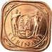Coin, Surinam, 5 Cents, 1988, AU(55-58), Copper Plated Steel, KM:12.1b