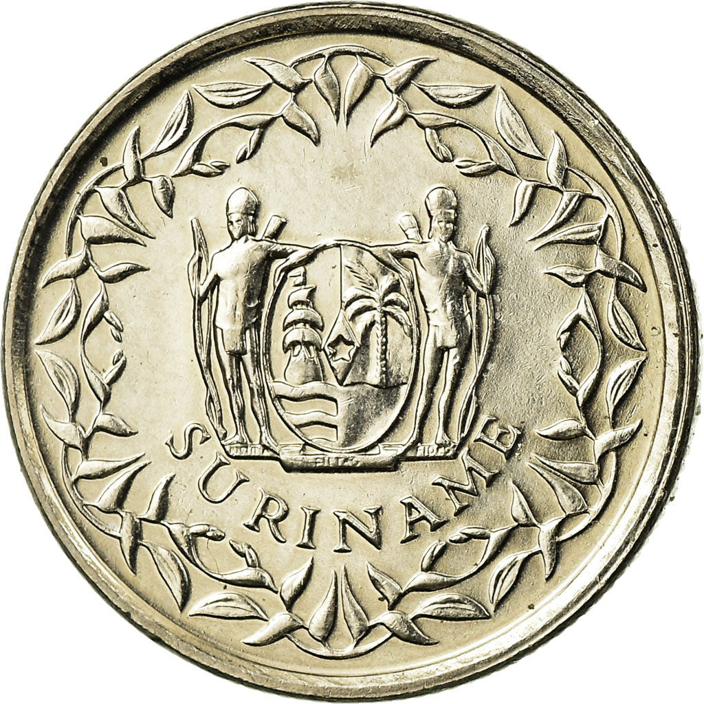 Coin, Surinam, 10 Cents, 2009, EF(40-45), Nickel plated steel, KM:13a