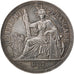 Indochine, 1 Piastre, 1887, Paris, AU(55-58), Silver, Lecompte #268, 27.17