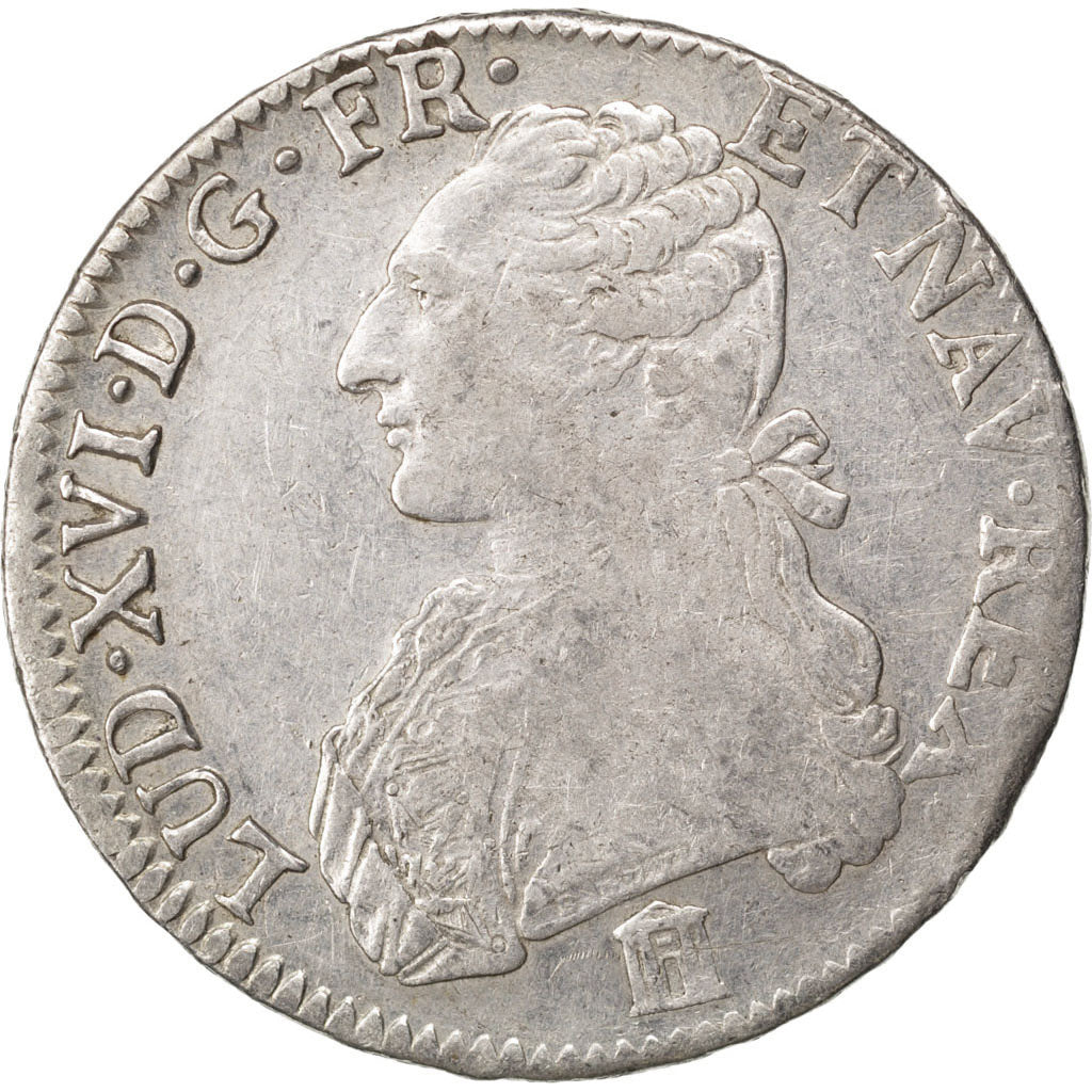 Louis XVI,  Écu aux branches d'olivier