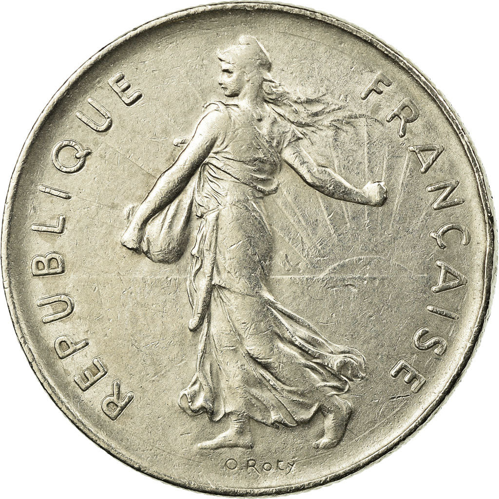 Monnaie, France, Semeuse, 5 Francs, 1977, Paris, TTB, Nickel Clad Copper-Nickel