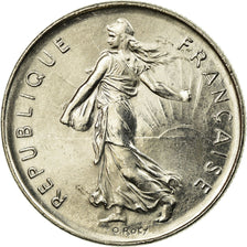 Coin, France, Semeuse, 5 Francs, 1989, Paris, MS(63), Nickel Clad Copper-Nickel