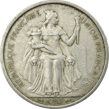 Monnaie, FRENCH OCEANIA, 5 Francs, 1952, Paris, TTB, Aluminium, KM:4