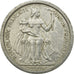 Coin, FRENCH OCEANIA, 2 Francs, 1949, Paris, EF(40-45), Aluminum, KM:3