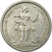 Coin, FRENCH OCEANIA, 2 Francs, 1949, Paris, EF(40-45), Aluminum, KM:3