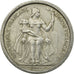 Coin, FRENCH OCEANIA, 2 Francs, 1949, Paris, EF(40-45), Aluminum, KM:3