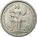 Coin, FRENCH OCEANIA, 2 Francs, 1949, Paris, EF(40-45), Aluminum, KM:3