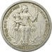 Monnaie, FRENCH OCEANIA, 2 Francs, 1949, TB, Aluminium, KM:3
