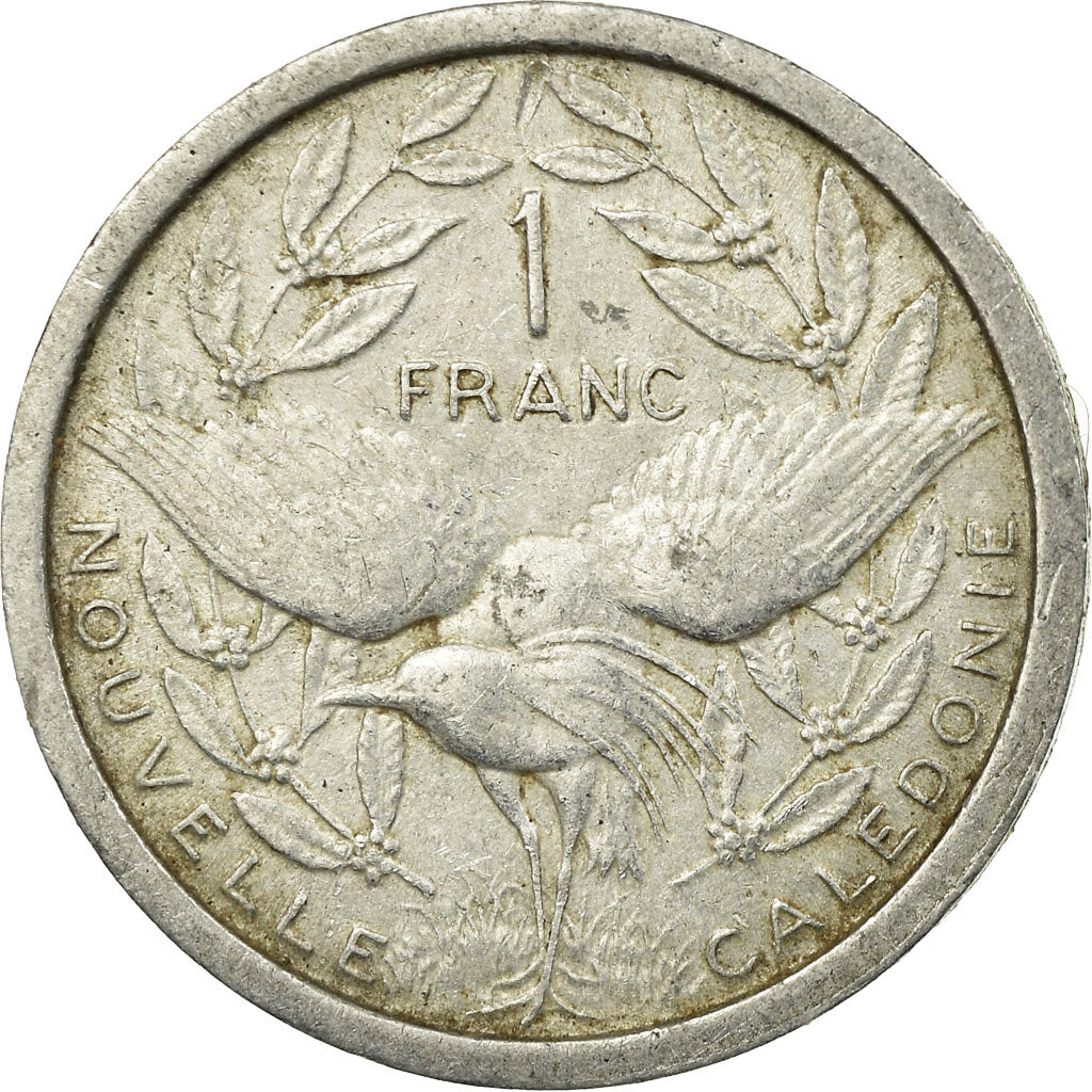 Coin, New Caledonia, Franc, 1949, Paris, VF(30-35), Aluminum, KM:2