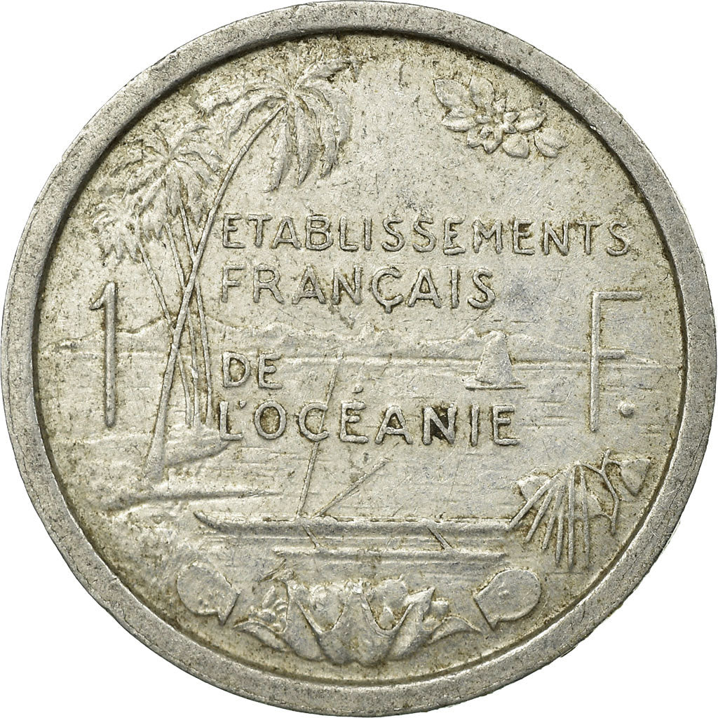 Monnaie, FRENCH OCEANIA, Franc, 1949, Paris, TTB, Aluminium, KM:2