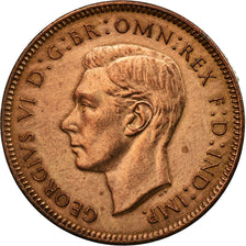 Coin, Great Britain, George VI, Farthing, 1937, AU(55-58), Bronze, KM:843