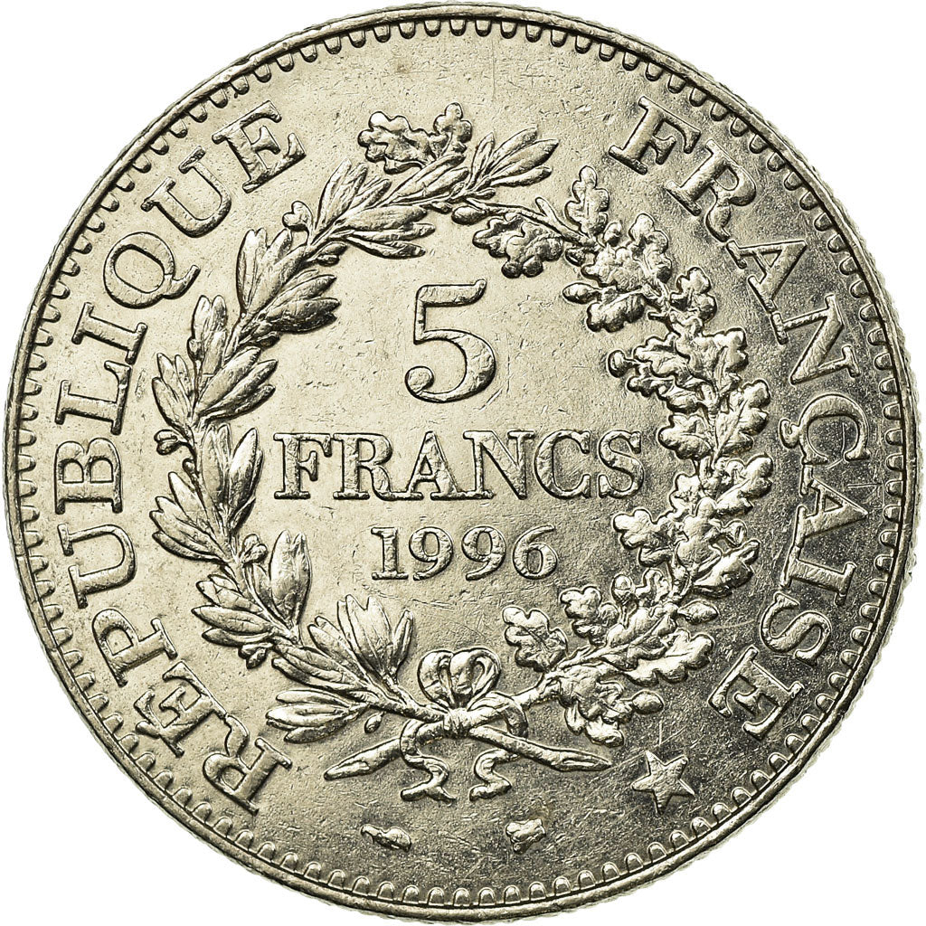 Coin, France, Hercule, 5 Francs, 1996, Paris, VF(30-35), Nickel, KM:1155