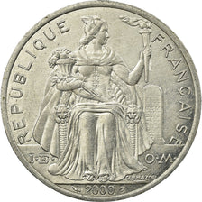 Coin, New Caledonia, 5 Francs, 2000, Paris, AU(50-53), Aluminum, KM:16