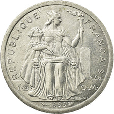 Coin, New Caledonia, Franc, 1999, Paris, EF(40-45), Aluminum, KM:10