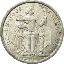 Monnaie, Nouvelle-Calédonie, Franc, 1991, Paris, TTB, Aluminium, KM:10